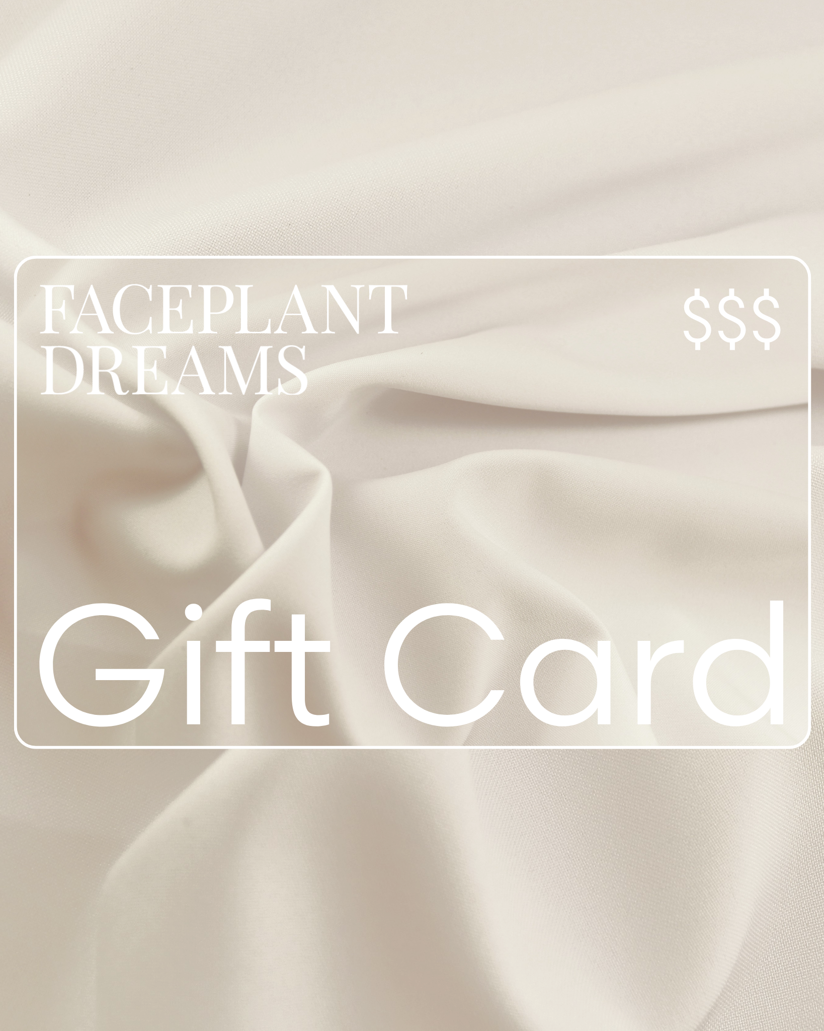 Faceplant Digital Gift Card - Delivered via email within minutes of purchase.