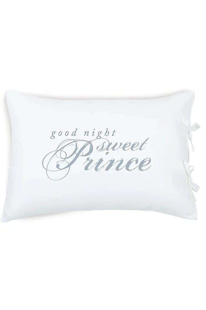 Goodnight Sweet Prince - Tie-Closure Pillowcase