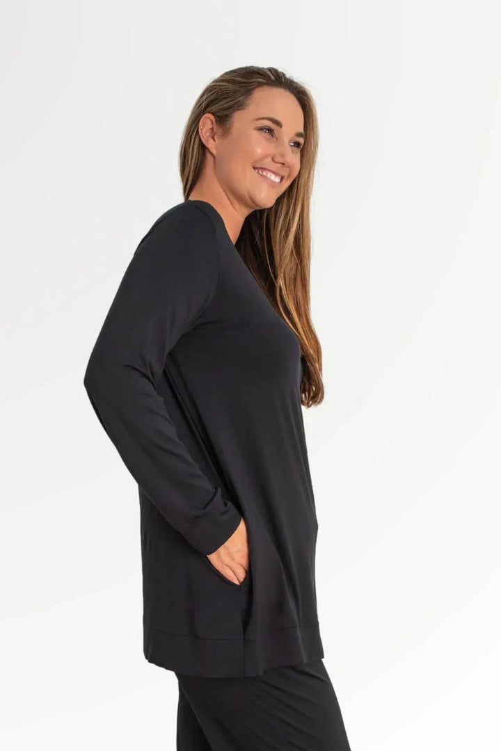 Faceplant Bamboo Long Sleeve + Pockets