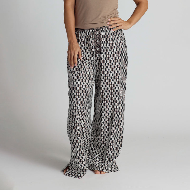 Cotton Woven Blend Pants