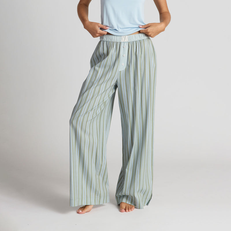 Cotton Woven Blend Pants