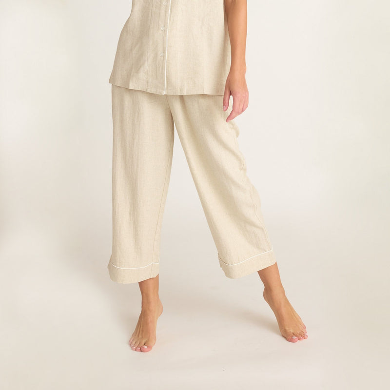 Linen Capri Pant