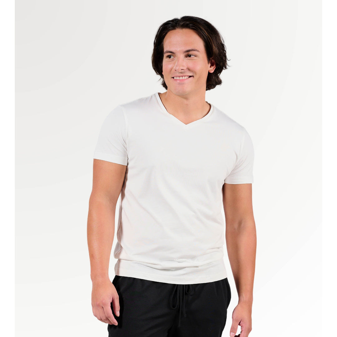 Men's Faceplant Bamboo Basic V-Neck Tee