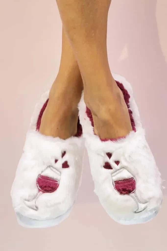 Wine a Little - Classic Slippers - Faceplant Dreams